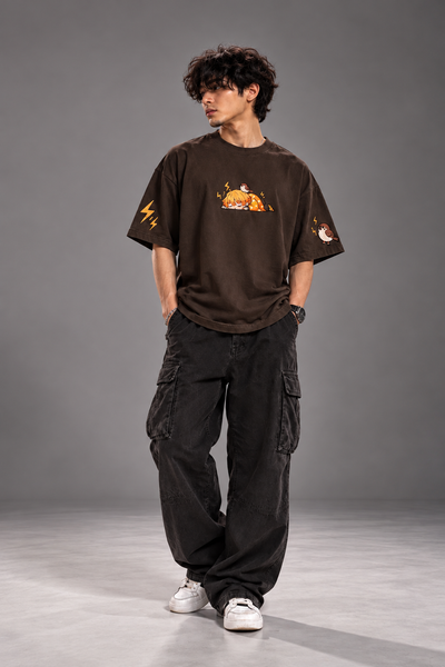 Sleepy Zenitsu front standing studio image