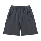 Unisex Vintage Wash Raw Edge Shorts