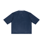 Unisex Pinstripe Collared Soccer Jersey