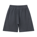 Unisex Vintage Wash Raw Edge Shorts
