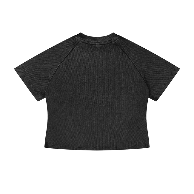 Women's Mineral Wash Crop T-Shirt Main Image