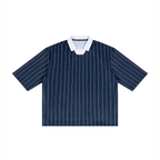 Unisex Pinstripe Collared Soccer Jersey