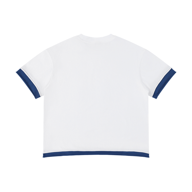 Unisex Boxy Color Block T-Shirt Main Image
