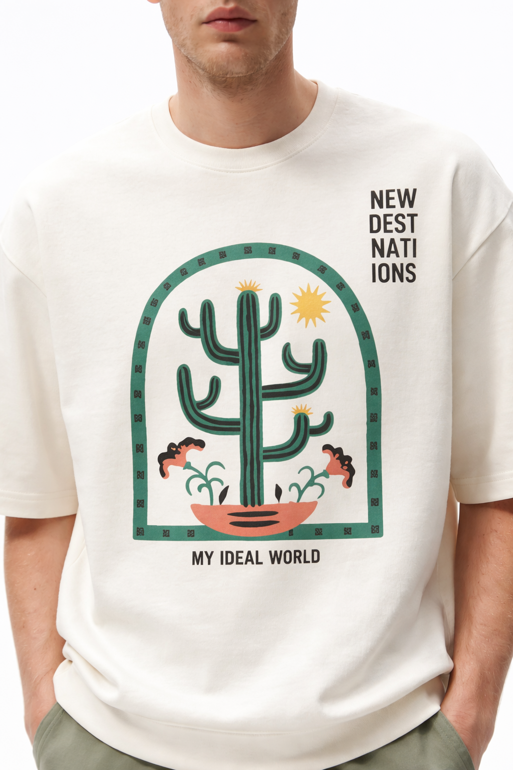 Desert Mindscape Oversized Tee