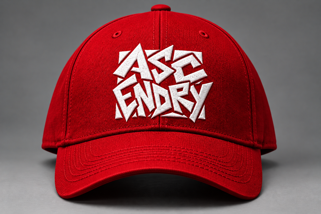ASCENDRY cap Red front