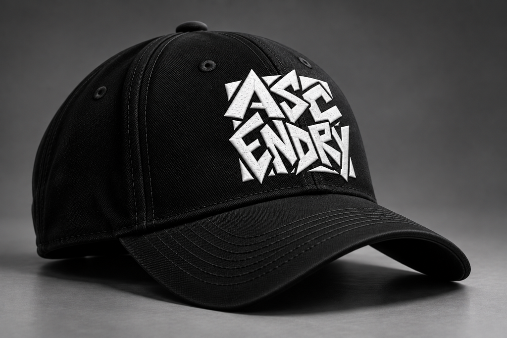 ASCENDRY cap Black alternate angle