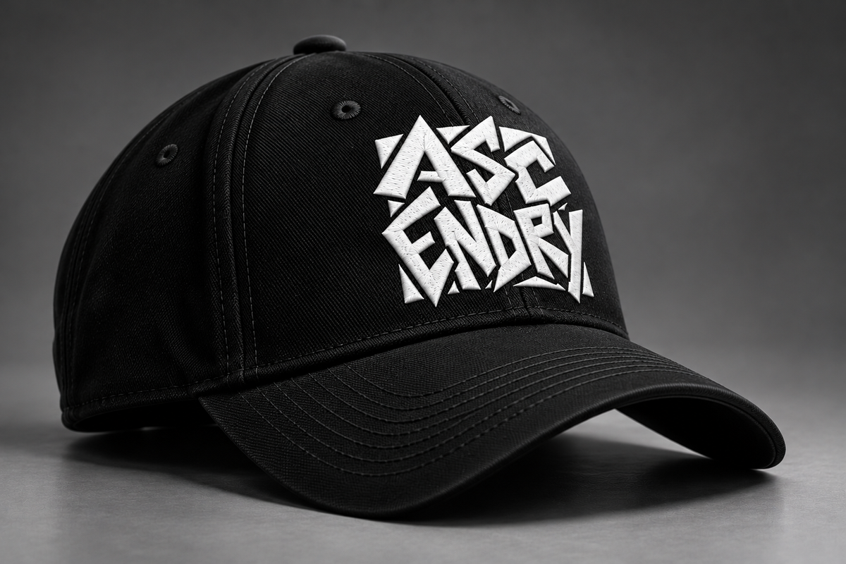 ASCENDRY cap Black alternate angle