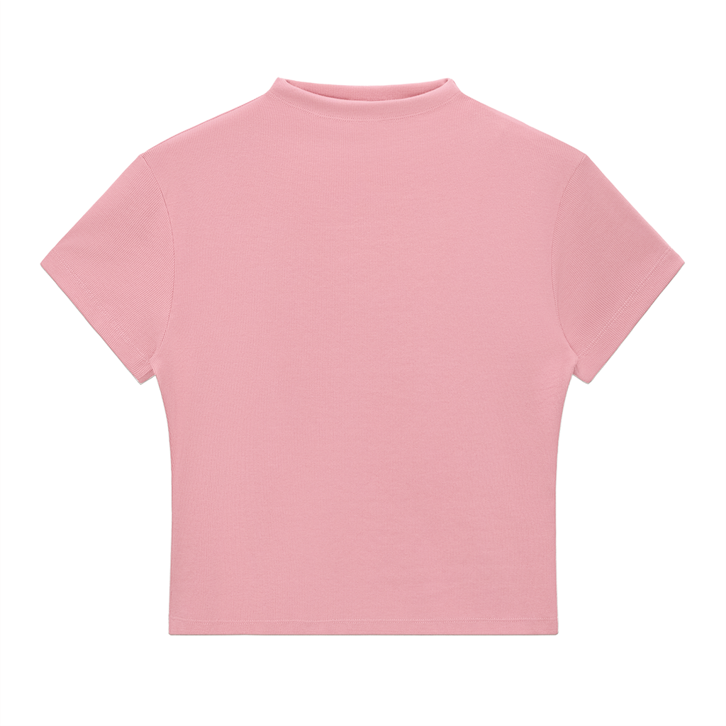 Essential Slim Fit Mock Neck T-Shirt