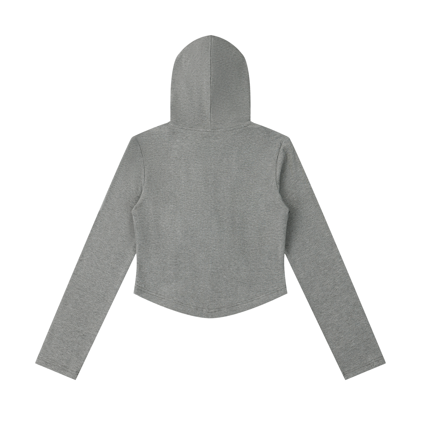 Women's Slim Cropped Full Zip Hoodie