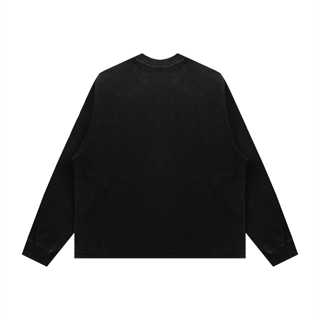 Unisex Vintage Wash Boxy  Waffle T-Shirt Main Image