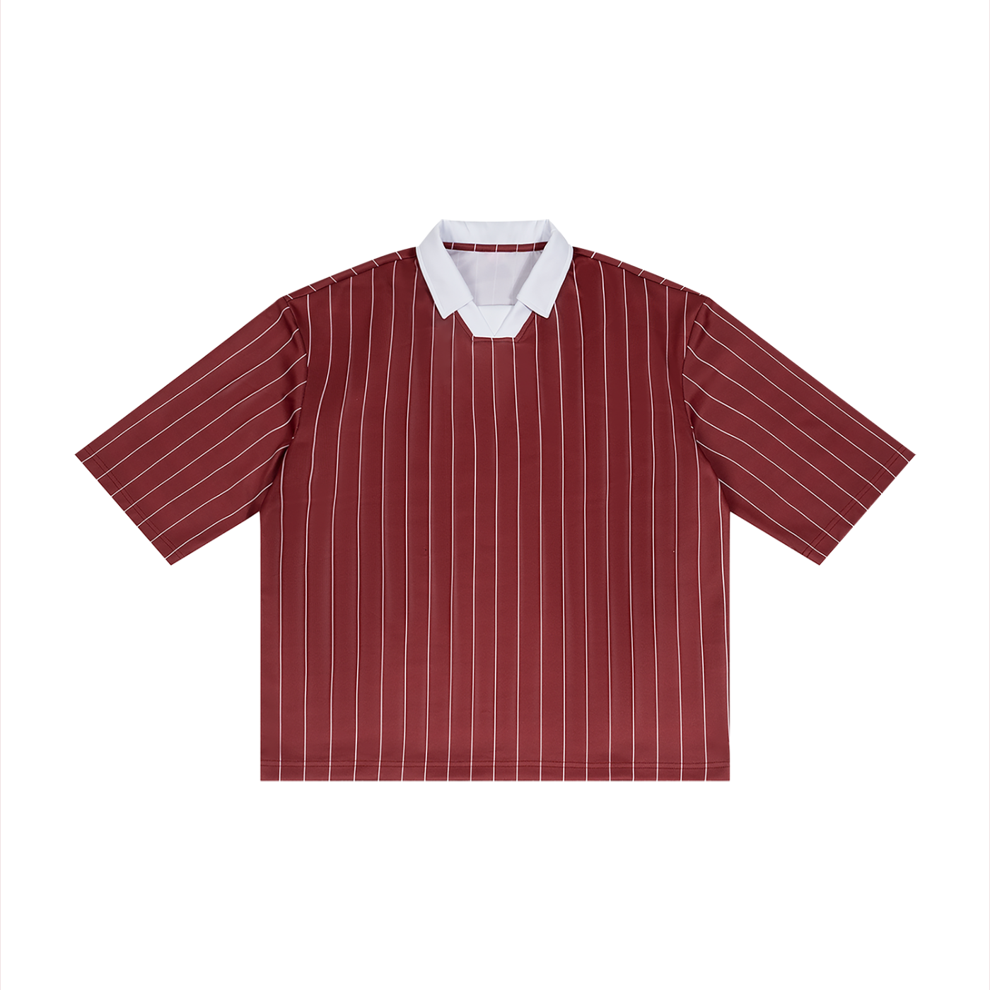 Unisex Pinstripe Collared Soccer Jersey