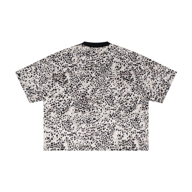 Unisex Leopard Print Boxy T-Shirt Main Image