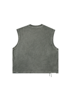 Distressed Grommet Eyelet Tank Top