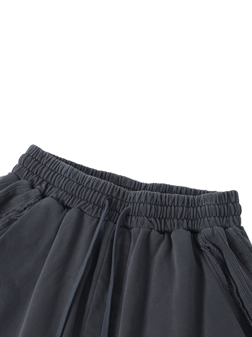 Unisex Vintage Wash Raw Edge Shorts
