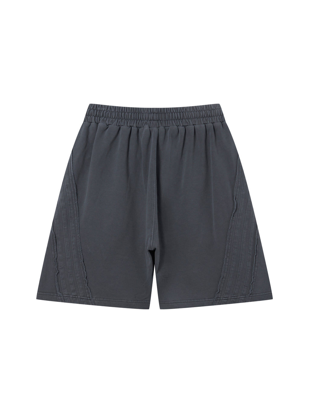 Unisex Vintage Wash Raw Edge Shorts