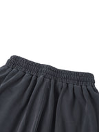 Unisex Vintage Wash Raw Edge Shorts