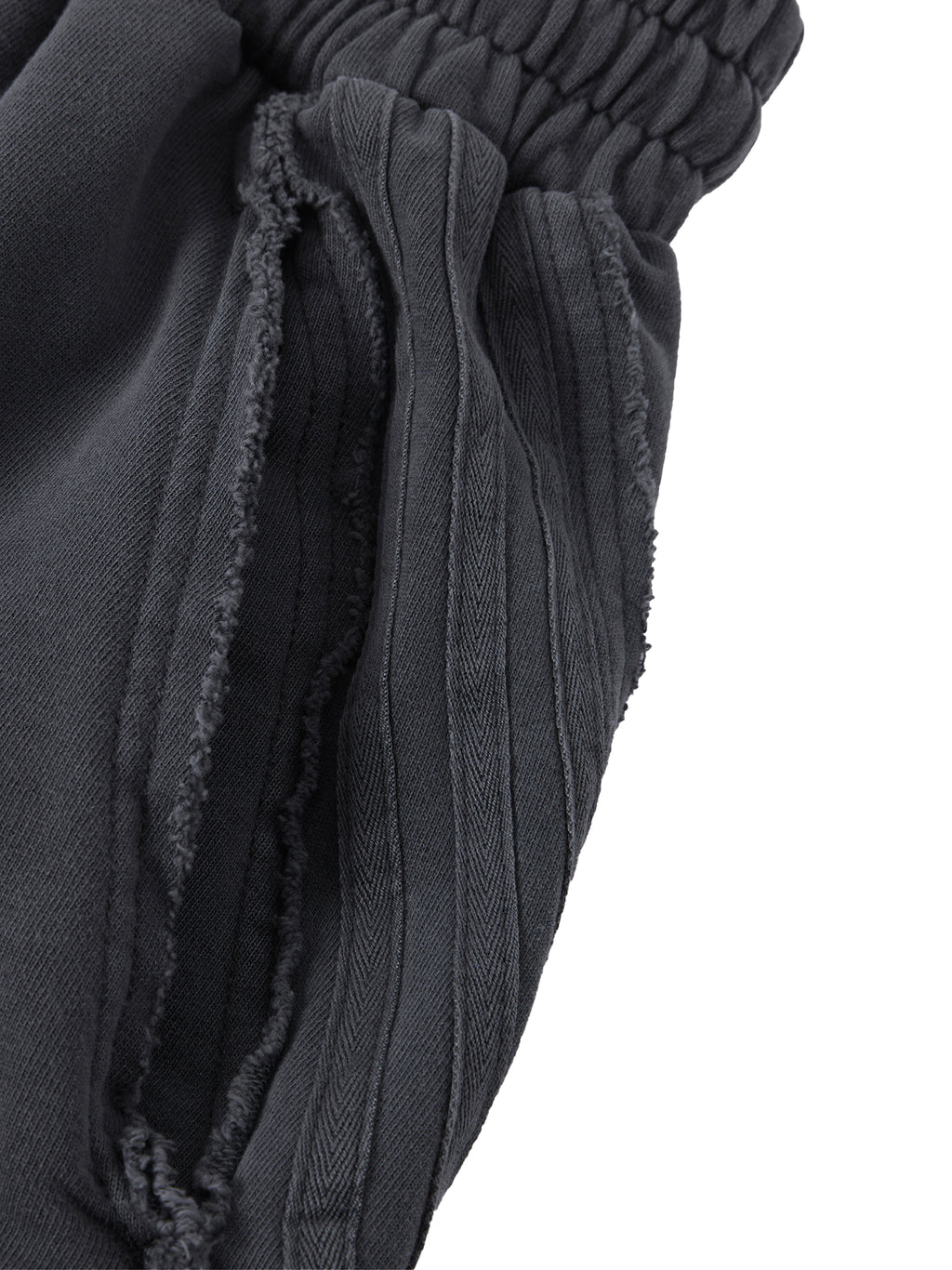 Unisex Vintage Wash Raw Edge Shorts