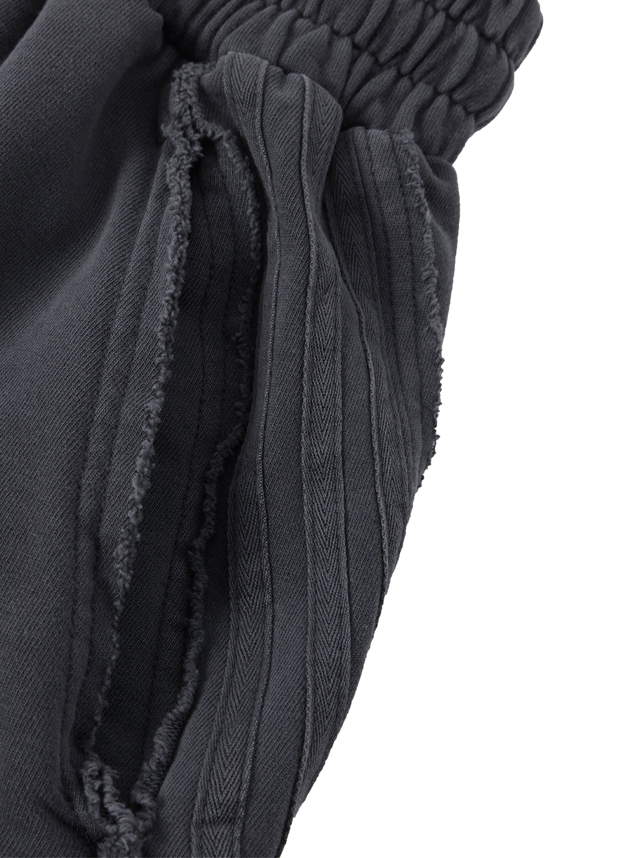 Unisex Vintage Wash Raw Edge Shorts