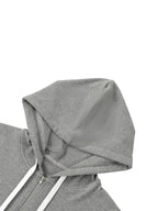 Women's Slim Cropped Full Zip Hoodie