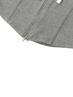 Women's Slim Cropped Full Zip Hoodie