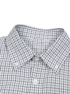 Unisex Distressed Plaid Boxy Shirt