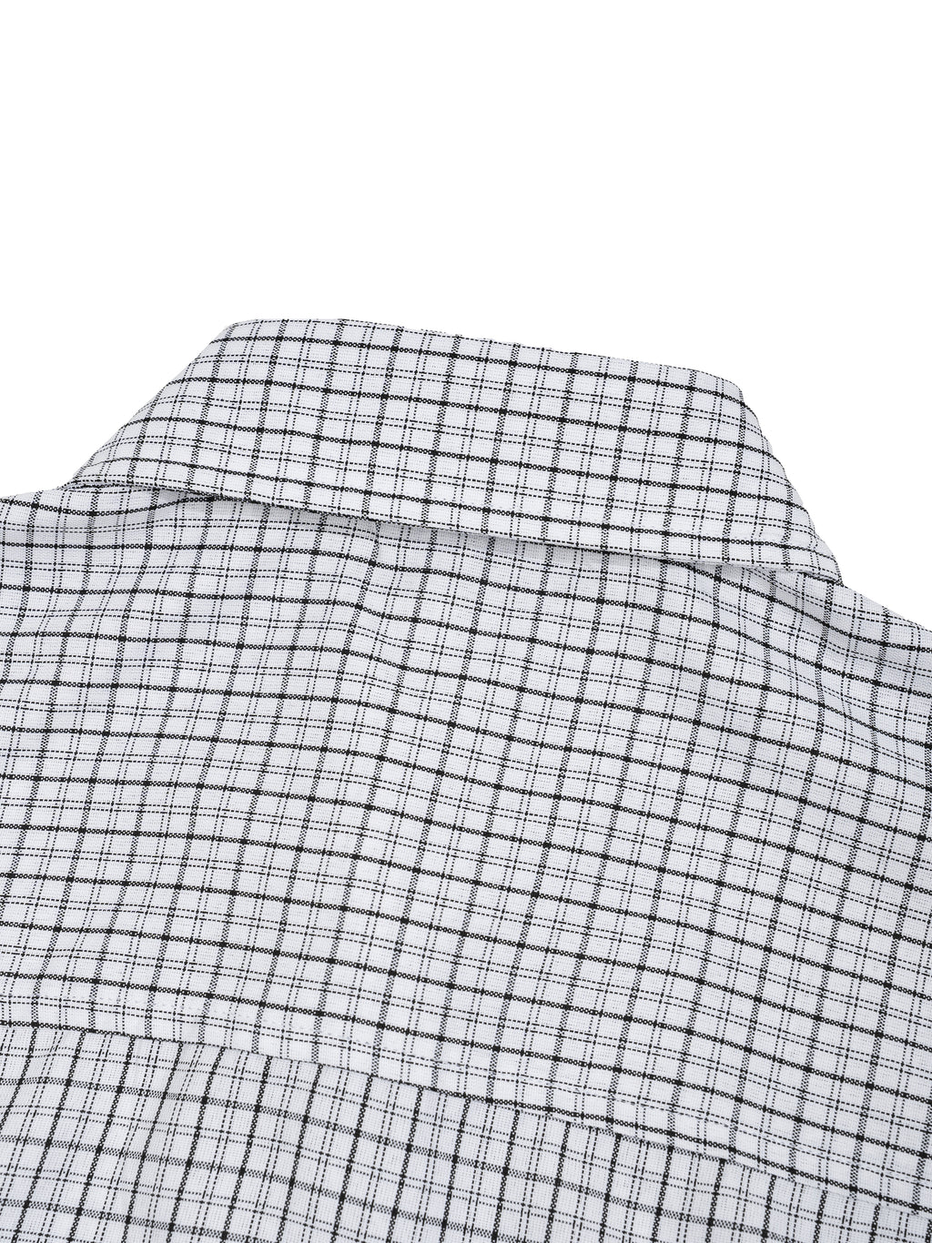 Unisex Distressed Plaid Boxy Shirt