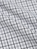 Unisex Distressed Plaid Boxy Shirt