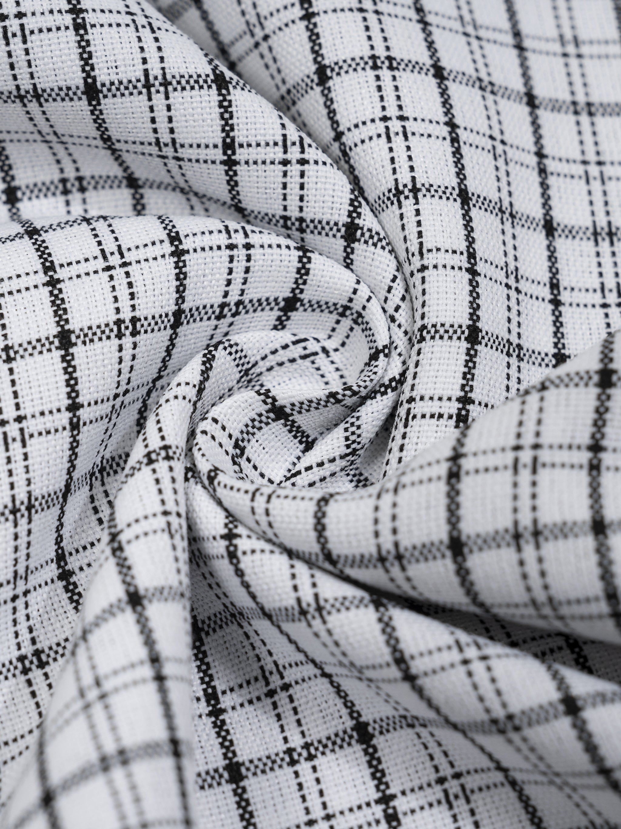 Unisex Distressed Plaid Boxy Shirt