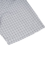 Unisex Distressed Plaid Boxy Shirt