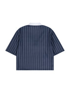 Unisex Pinstripe Collared Soccer Jersey