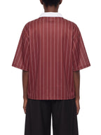 Unisex Pinstripe Collared Soccer Jersey