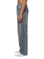 Men's Distressed Barrel Leg Jeans